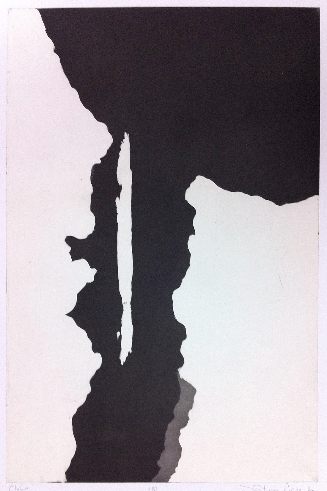 Etching with aquatint and chine collé,  20.25” x 15”