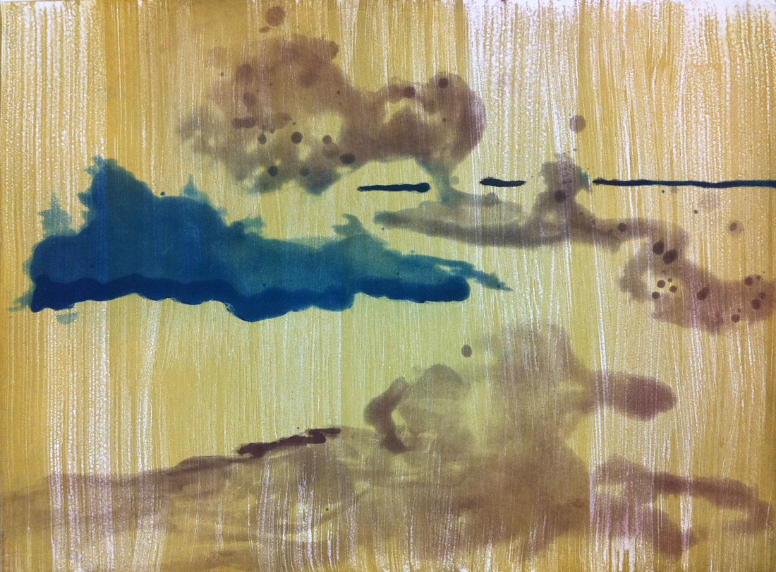 Eetching with spit bite and soap ground, 13” x 22”