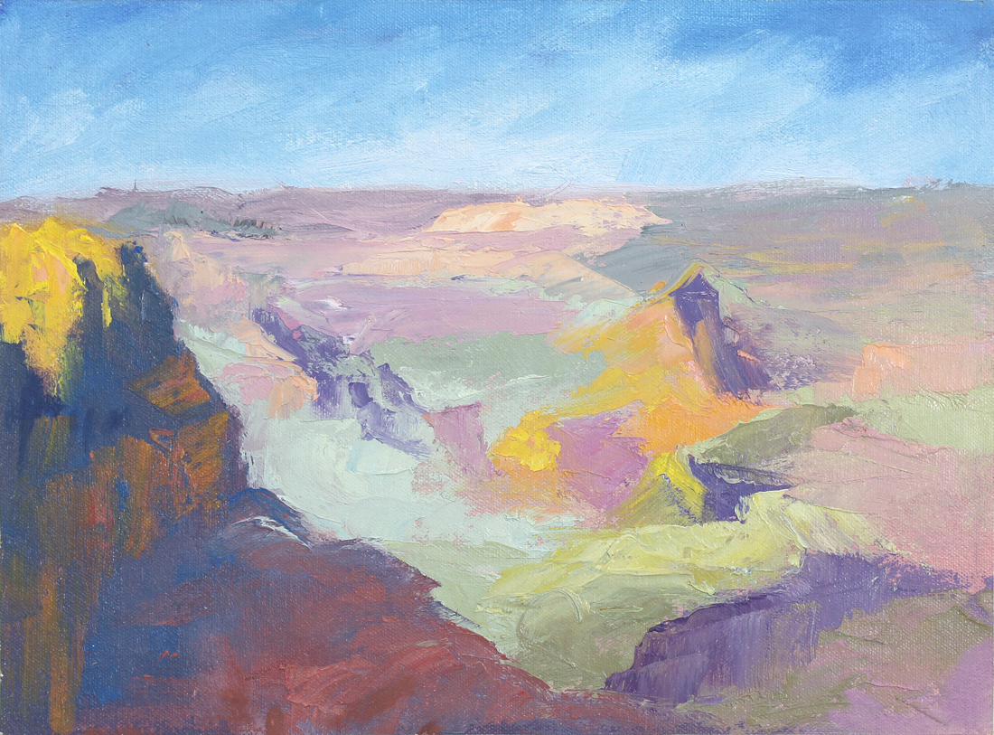 Oil, 9” x 12”