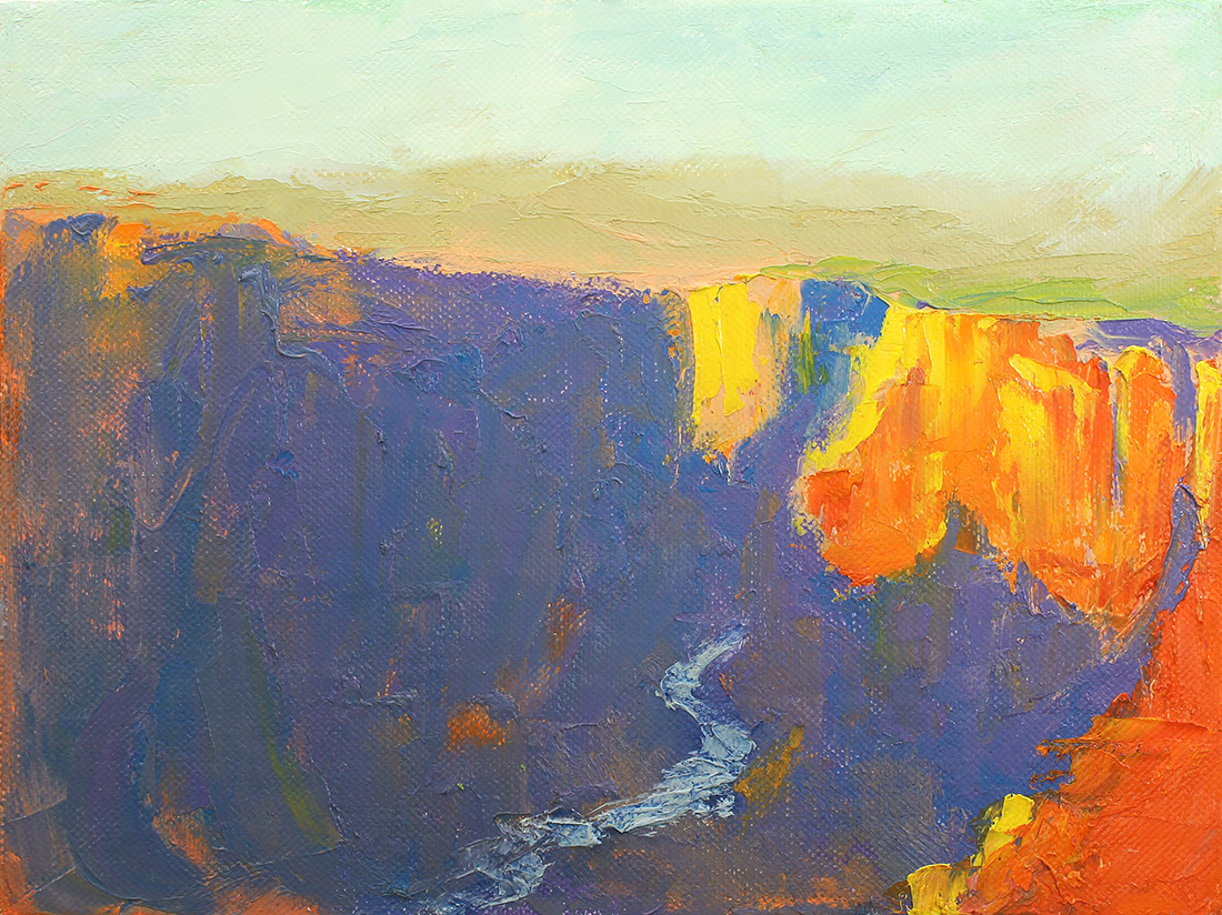 Oil, 9” x 12”