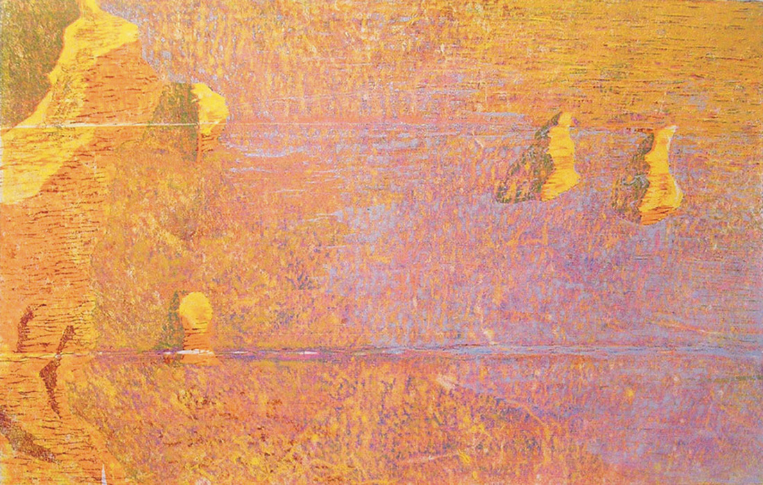 Reduction woodcut, 20” x 32”