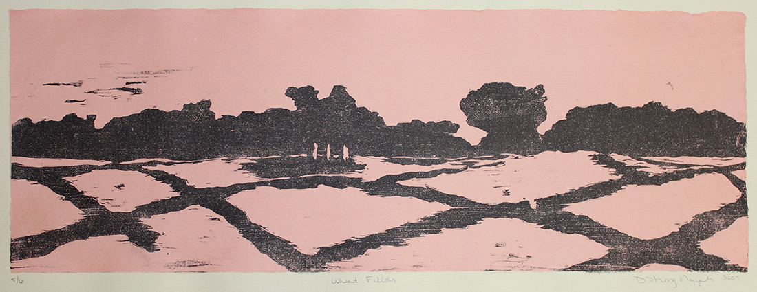 Woodcut, 10.5” x 30”